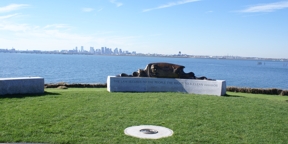 A. David Mazzone Memorial - closer view