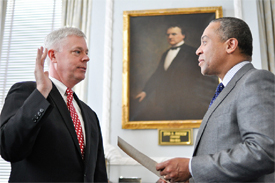 Governor Deval Patrick and EOEA Secretary Sullivan