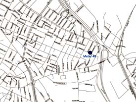 Map of Meter 48 Somerville location