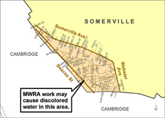 Map of Potentiall Affected Area - Somerville