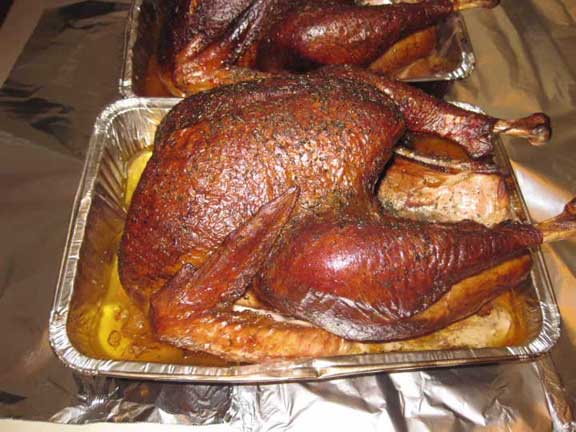 roast turkeys