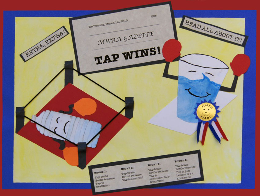 MWRA Poster Contest First Place Winner Jeremy Ware, Grade 5