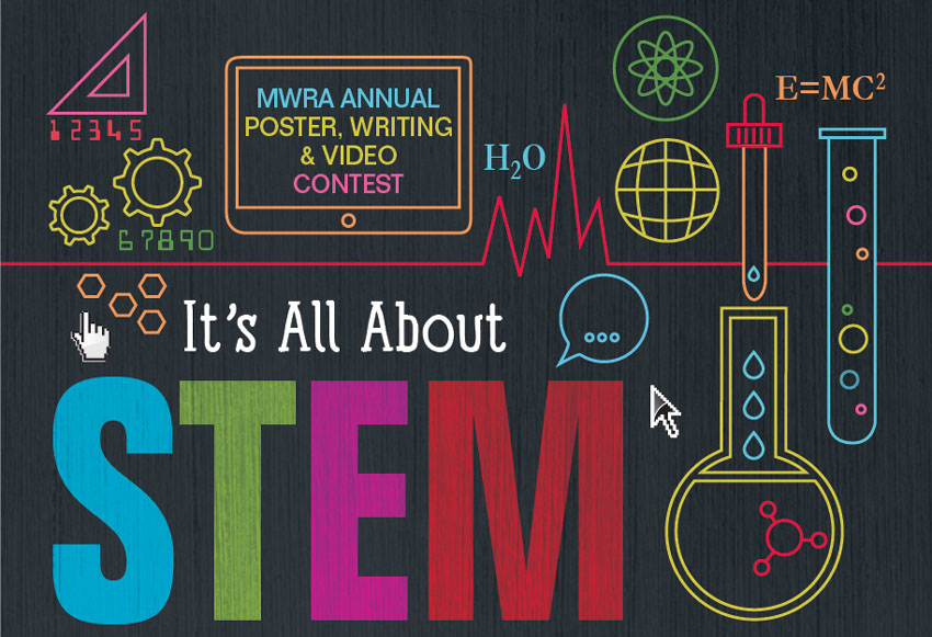 MWRA 2014-2015 "All About STEM" graphic