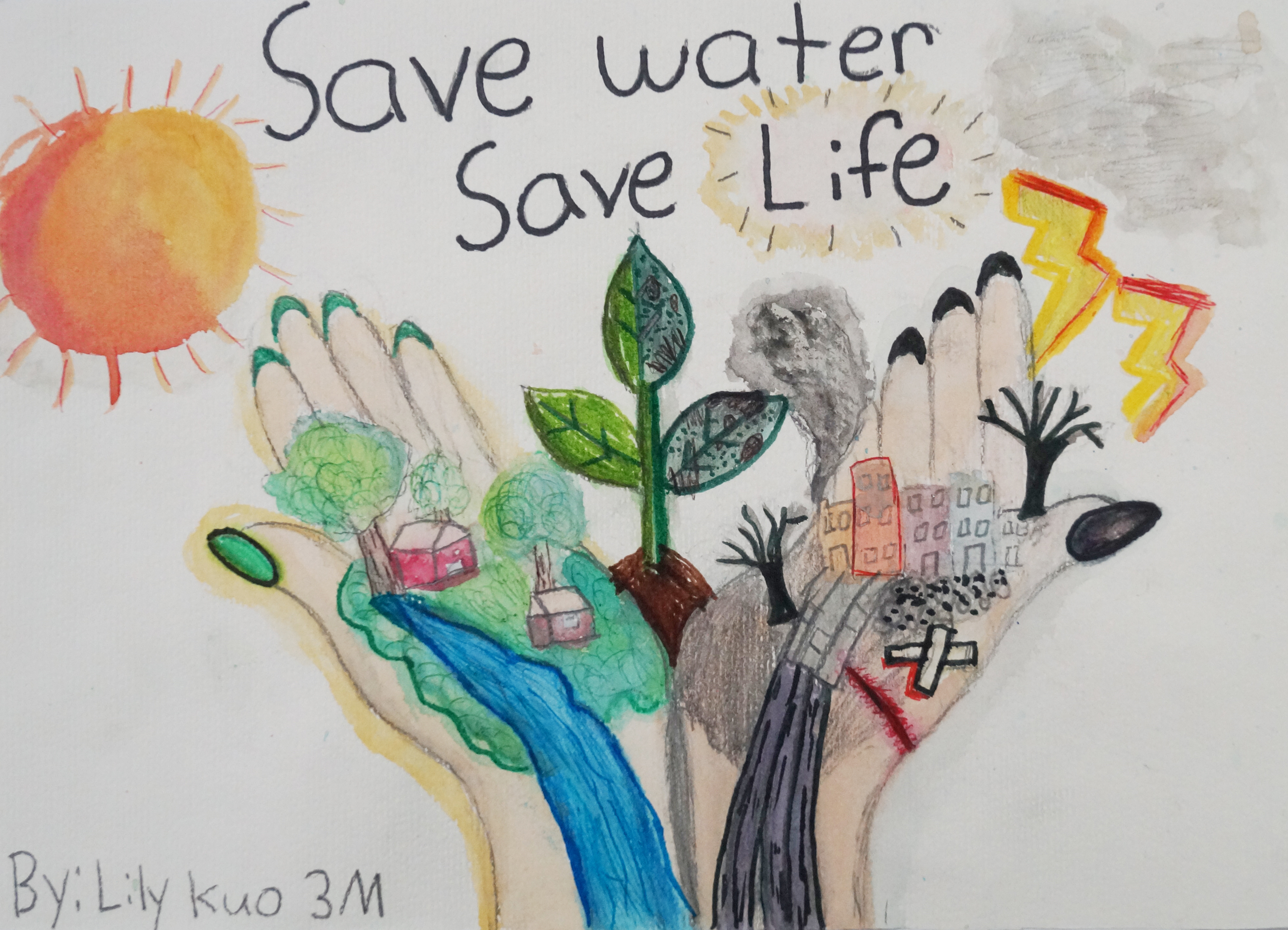 Save Water Drawing Competition/Save Water Save Life Drawing - YouTube |  Save water drawing, Water drawing, Drawing competition