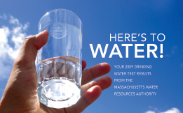 cover of mwra annual drinking water quality report