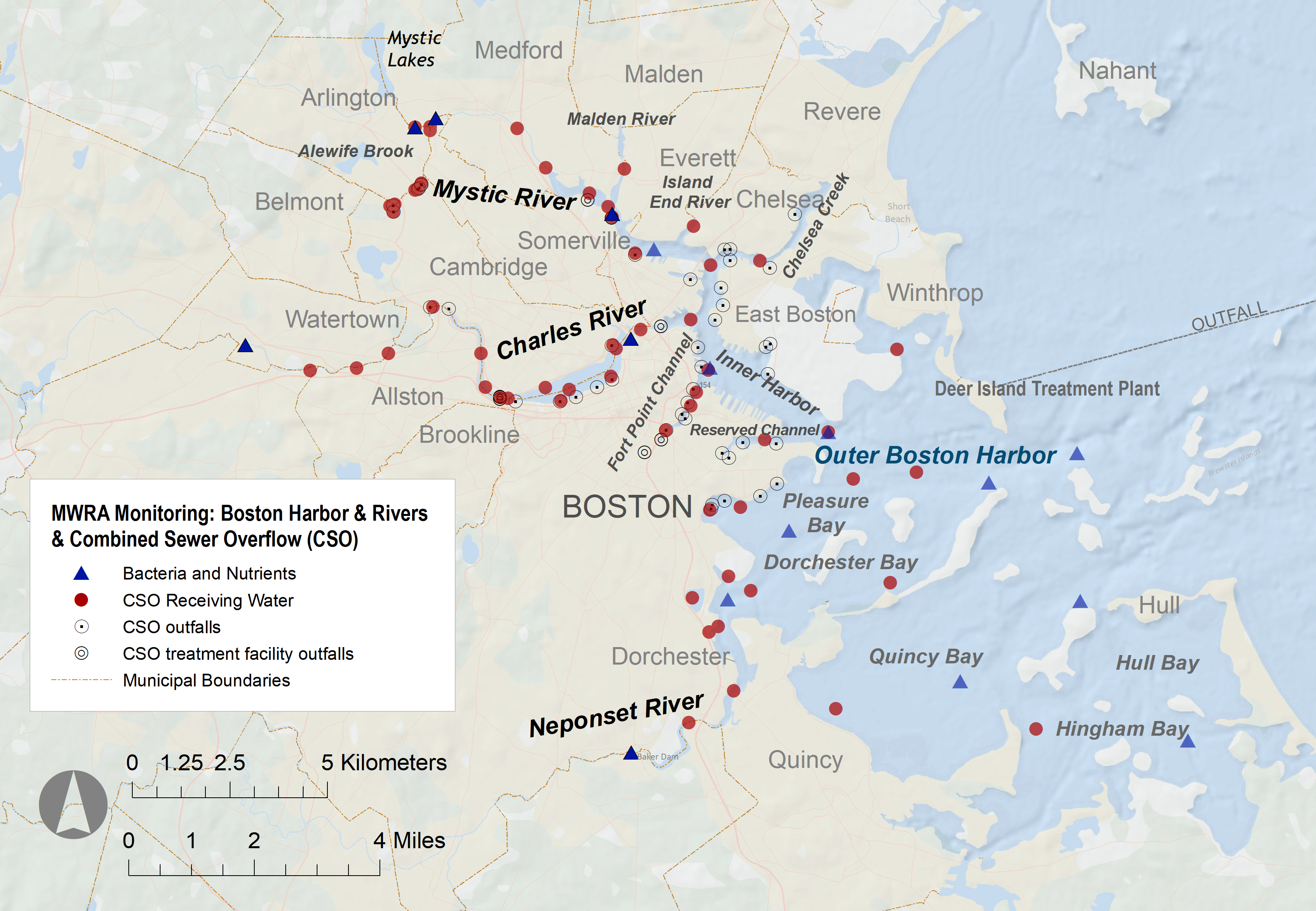 Harbor sampling locations