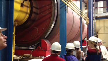 MWRA - Red dryers spinning