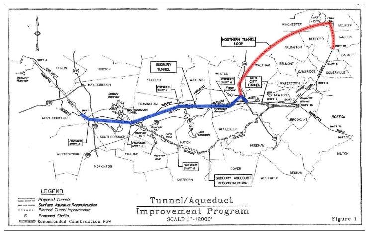 1990 Northern Loop Tunnel Plan