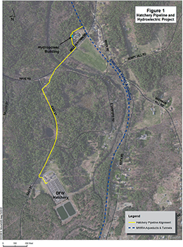 map of hatchery project alignment