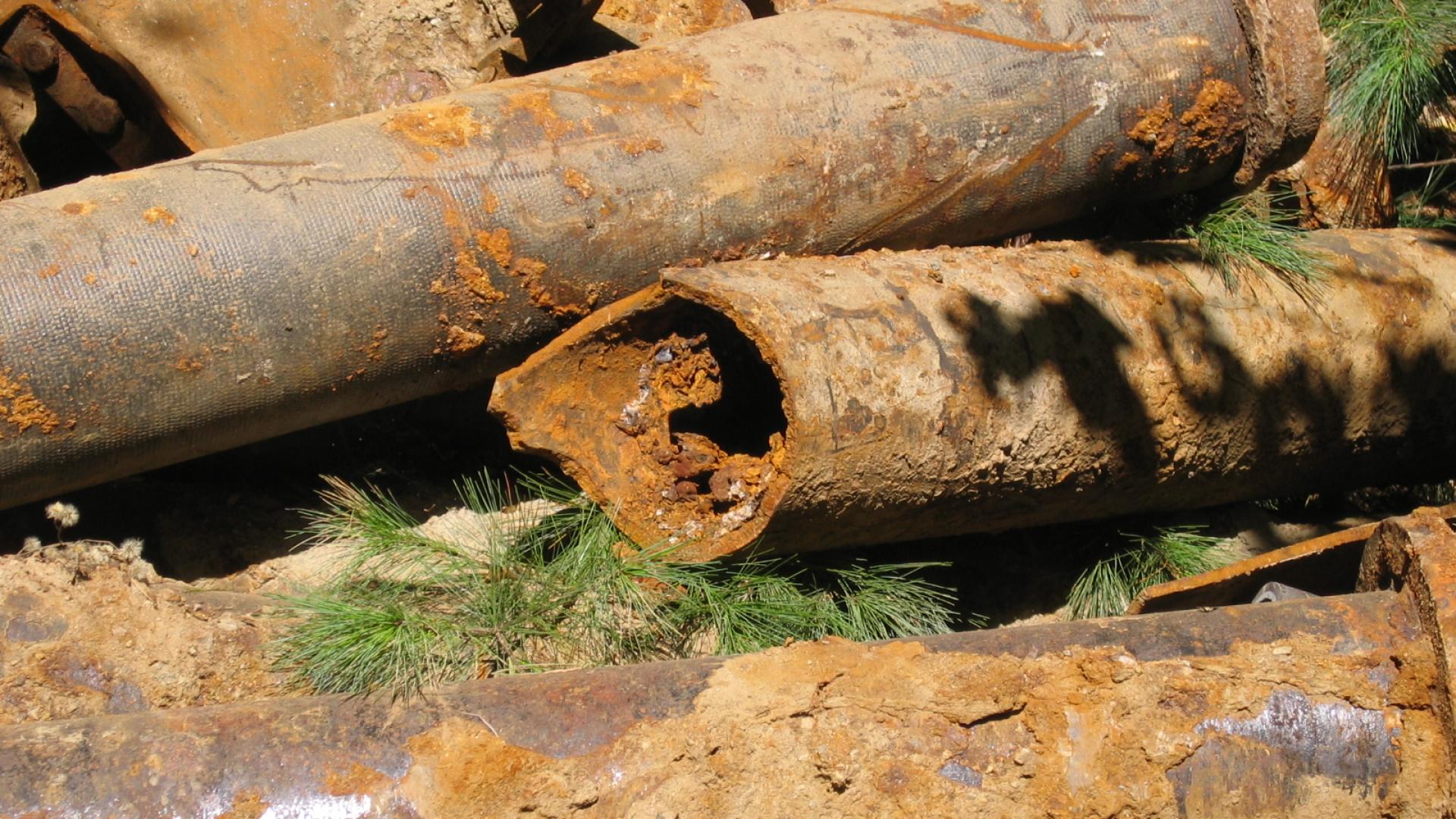 Broken Lead Pipe