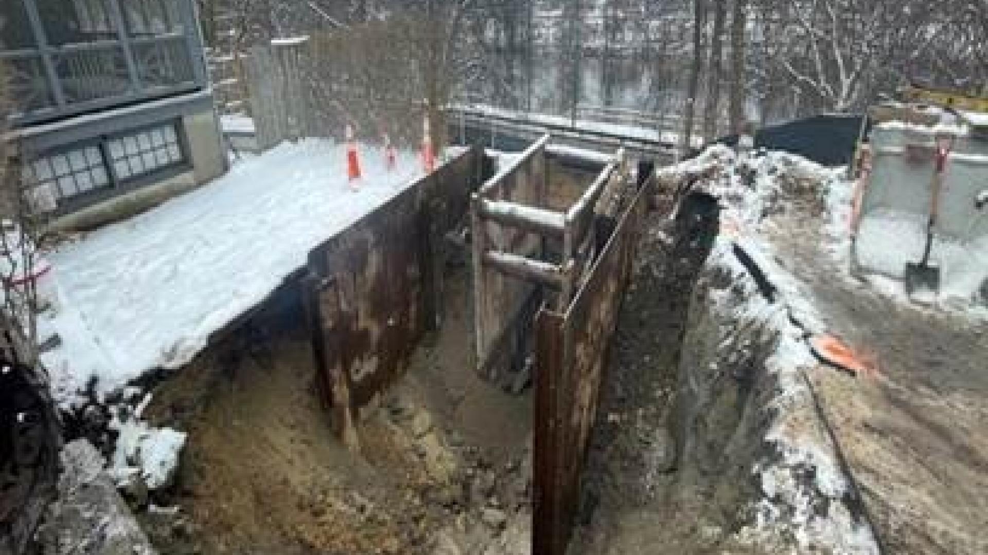 Excavation Support 14 Saint James Terrace (Newton)