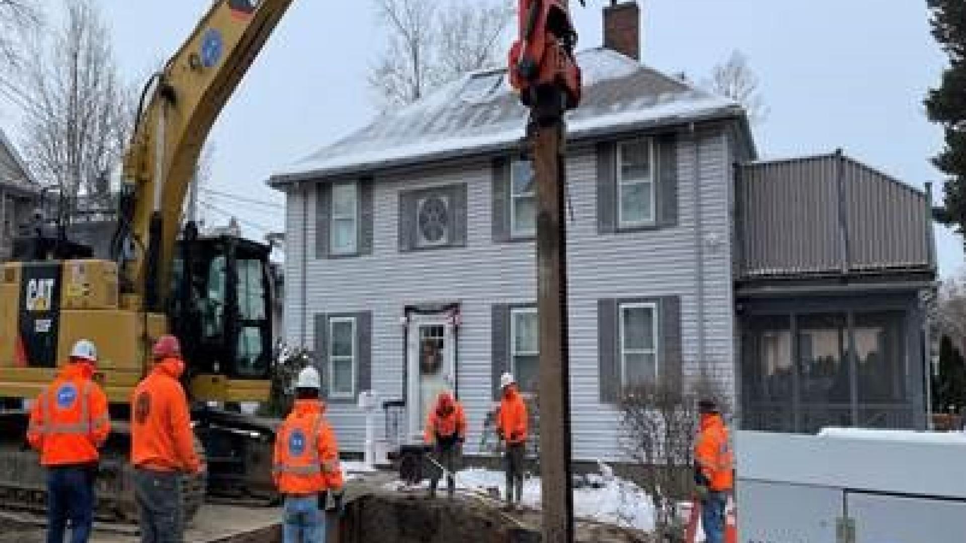 Excavation Support 14 Saint James Terrace (Newton)