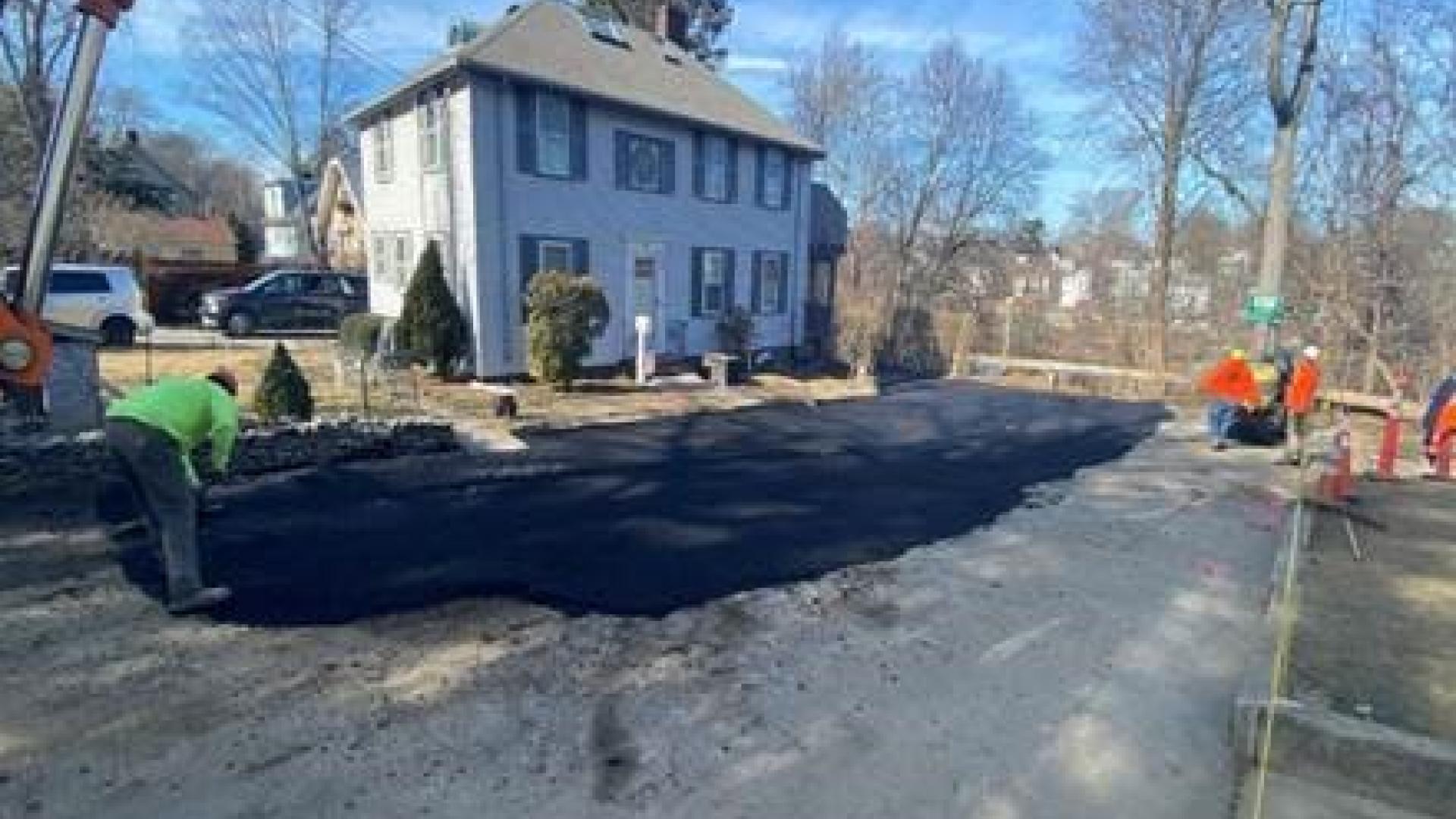 Excavation Complete on 14 Saint James Terrace in Newton
