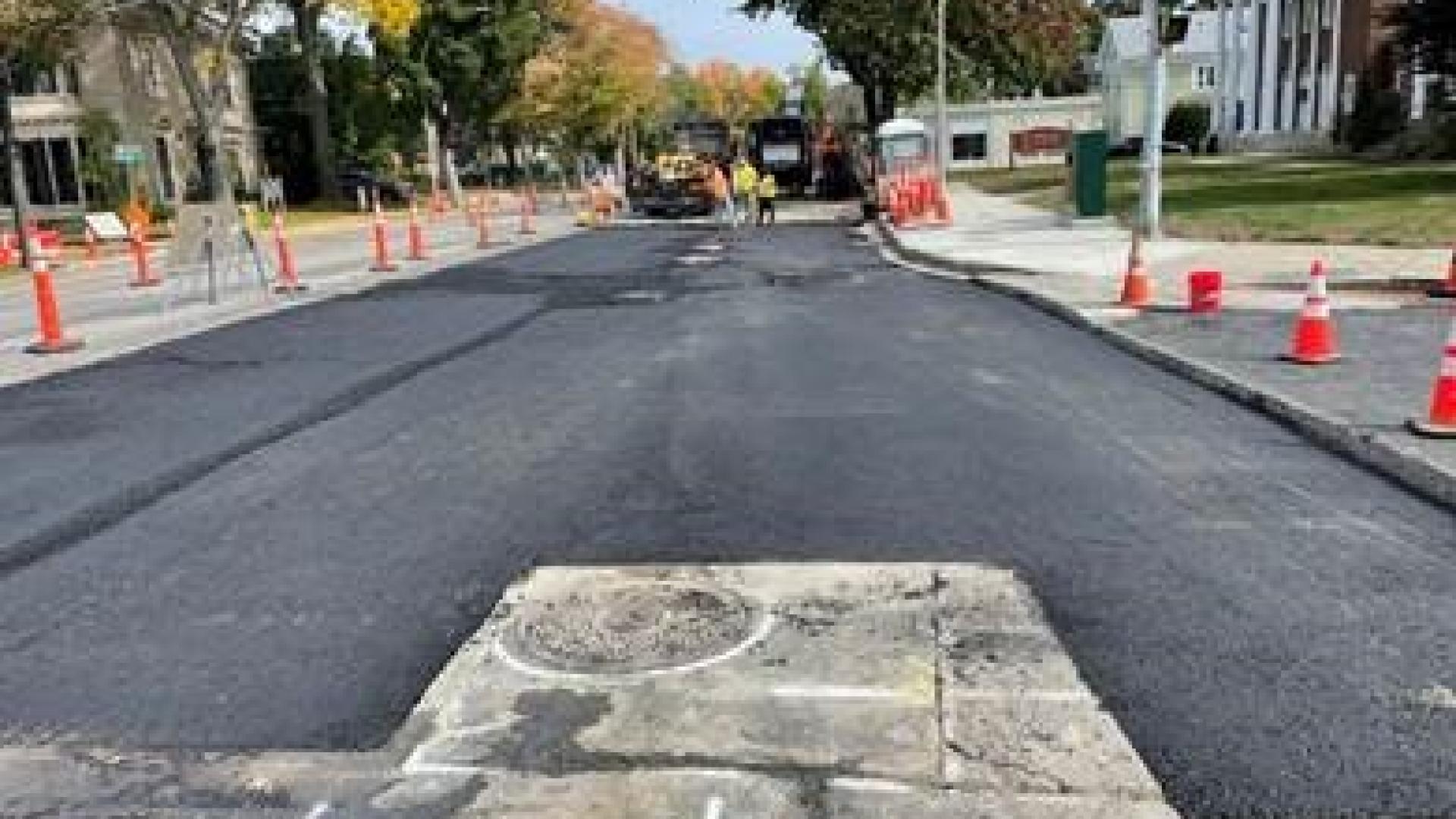Permanent Trench Paving on Mount Auburn at Common Street