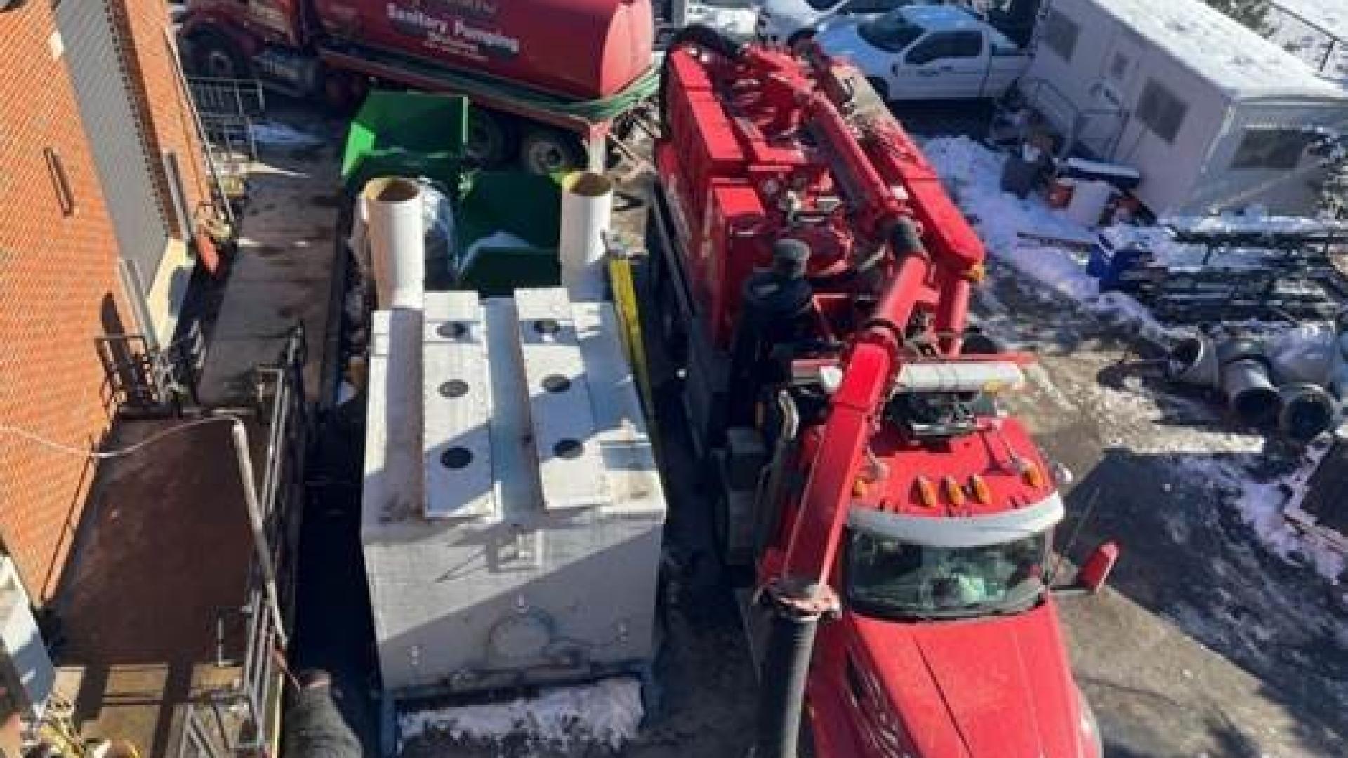 Wet Well #1 cleaning