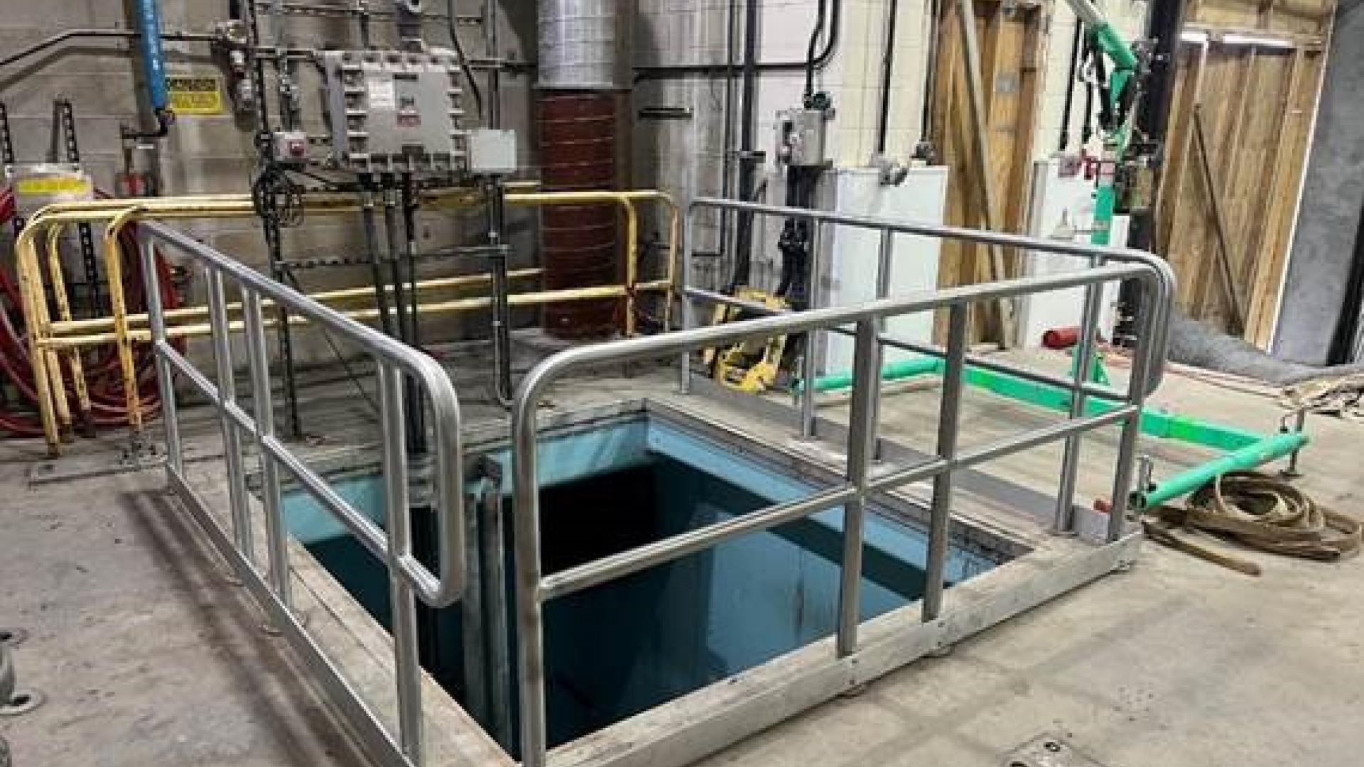 New stainless steel safety handrails