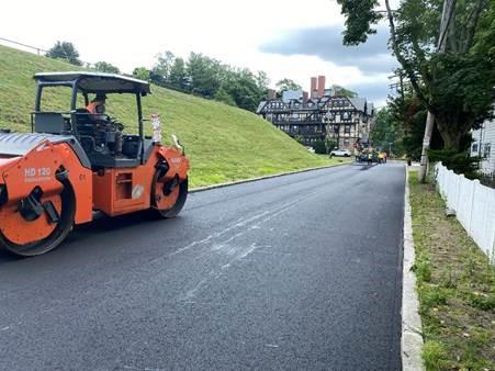 Final paving complete on Ward Street in Newton