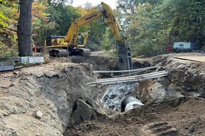 Eugene drive-New alignment for 48-inch Ductile Iron pipe