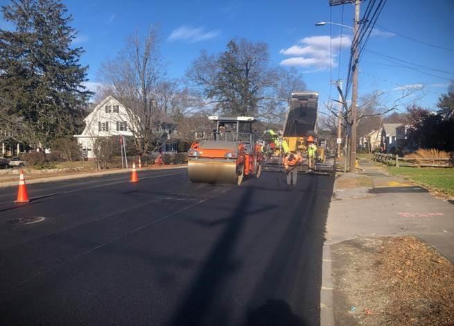 Installed pavement overlay for winter